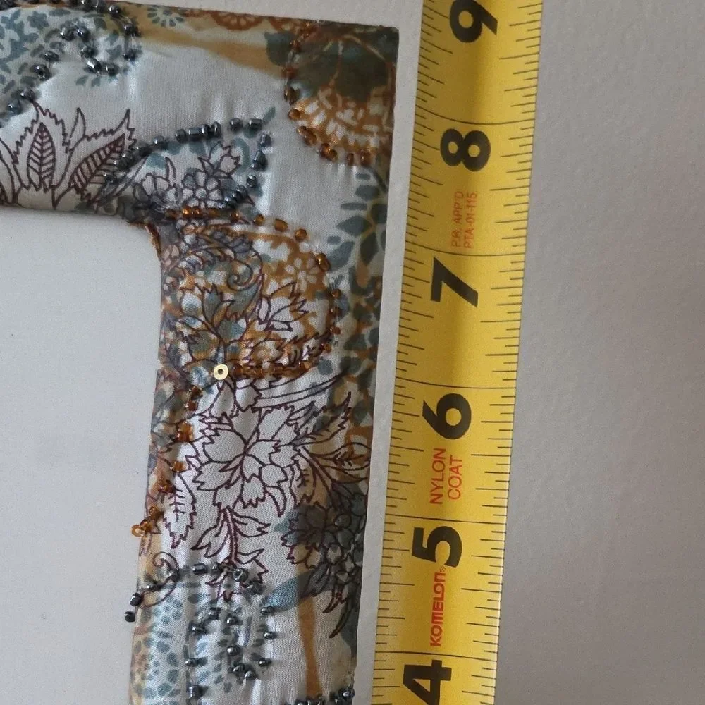 Decorative Sequin Paisley Photo Frame